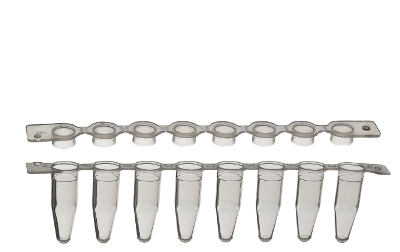 0,2 мл стриповані мікропробірки білого кольору з окремими стрипованими оптичними кришками, CAPP, 5100218C